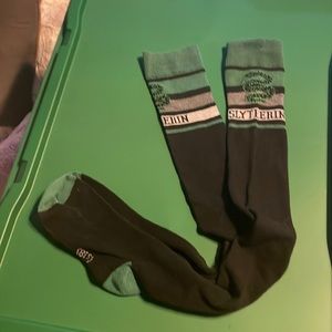 New! Slytherine thigh high socks